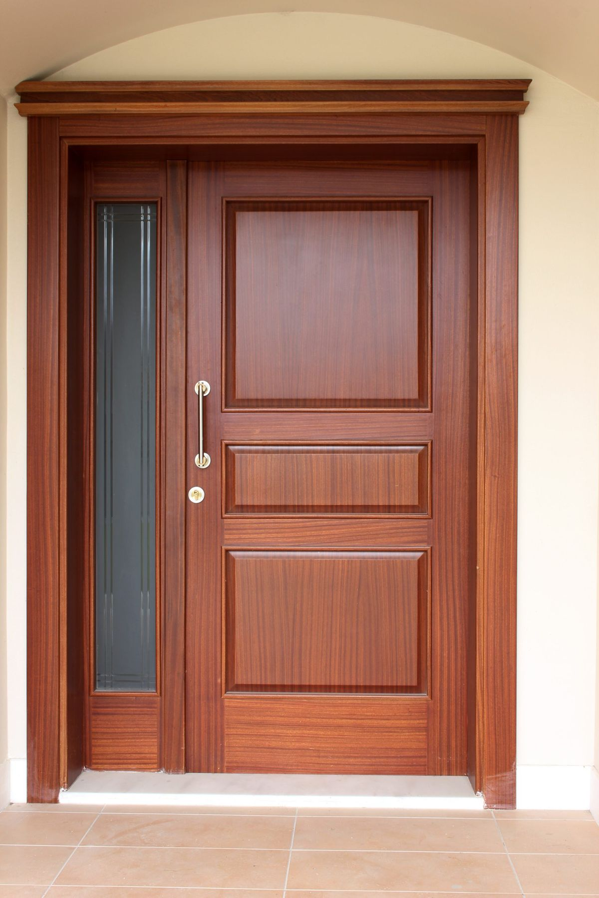 Puerta de madera sólida a medida, Playa del Carmen